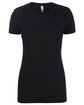 Next Level Apparel Ladies' CVC T-Shirt black OFFront