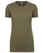 Next Level Apparel Ladies' CVC T-Shirt MILITARY GREEN OFFront
