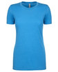 Next Level Apparel Ladies' CVC T-Shirt turquoise OFFront
