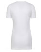 Next Level Apparel Ladies' CVC T-Shirt white OFBack