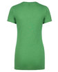 Next Level Apparel Ladies' CVC T-Shirt kelly green OFBack