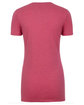 Next Level Apparel Ladies' CVC T-Shirt raspberry OFBack