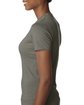 Next Level Apparel Ladies' CVC T-Shirt WARM GRAY ModelSide