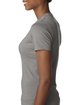 Next Level Apparel Ladies' CVC T-Shirt STONE GRAY ModelSide