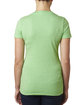 Next Level Apparel Ladies' CVC Deep V-Neck T-Shirt APPLE GREEN ModelBack