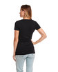 Next Level Apparel Ladies' CVC Deep V-Neck T-Shirt  ModelBack