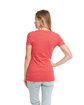 Next Level Apparel Ladies' CVC Deep V-Neck T-Shirt RED ModelBack