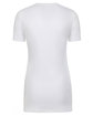 Next Level Apparel Ladies' CVC Deep V-Neck T-Shirt WHITE OFBack