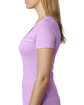 Next Level Apparel Ladies' CVC Deep V-Neck T-Shirt LILAC ModelSide