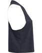 Bella + Canvas Ladies' Racerback Cropped Tank heather navy OFSide