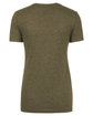 Next Level Apparel Ladies' Triblend Crew MILITARY GREEN OFBack