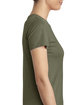 Next Level Apparel Ladies' Triblend Crew military green ModelSide
