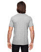 Anvil Adult Triblend T-Shirt HEATHER GREY ModelBack