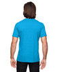 Anvil Adult Triblend T-Shirt HTH CARIB BLUE ModelBack