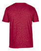 Gildan Adult Triblend T-Shirt HEATHER RED FlatBack