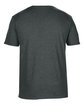 Anvil Adult Triblend T-Shirt HEATHER DK GREY FlatBack