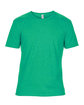 Anvil Adult Triblend T-Shirt HEATHER GREEN FlatFront