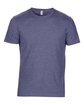 Anvil Adult Triblend T-Shirt HEATHER BLUE FlatFront