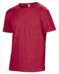 Anvil Adult Triblend T-Shirt HEATHER RED OFQrt