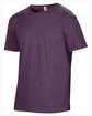 Gildan Adult Triblend T-Shirt HTH AUBERGINE OFQrt