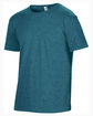 Gildan Adult Triblend T-Shirt HTH GALAP BLUE OFQrt