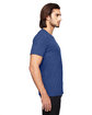 Gildan Adult Triblend T-Shirt heather blue ModelSide