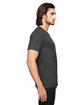 Gildan Adult Triblend T-Shirt HEATHER DK GREY ModelSide