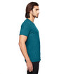 Anvil Adult Triblend T-Shirt HTH GALAP BLUE ModelSide