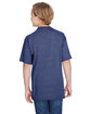 Anvil Youth Triblend T-Shirt HEATHER BLUE ModelBack