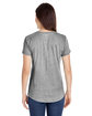 Gildan Ladies' Triblend T-Shirt heather grey ModelBack