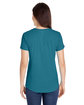 Gildan Ladies' Triblend T-Shirt hth galap blue ModelBack