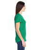 Gildan Ladies' Triblend T-Shirt HEATHER GREEN ModelSide