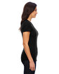 Gildan Ladies' Triblend T-Shirt black ModelSide