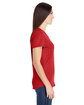 Gildan Ladies' Triblend T-Shirt heather red ModelSide