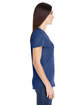 Gildan Ladies' Triblend T-Shirt HEATHER BLUE ModelSide