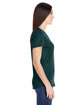 Gildan Ladies' Triblend T-Shirt HTH DARK GREEN ModelSide