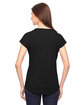 Anvil Ladies' Triblend V-Neck T-Shirt  ModelBack