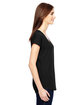 Anvil Ladies' Triblend V-Neck T-Shirt  ModelSide