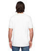 Anvil Adult Triblend V-Neck T-Shirt WHITE ModelBack