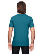 Anvil Adult Triblend V-Neck T-Shirt HTH GALOP BLUE ModelBack