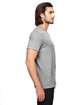 Anvil Adult Triblend V-Neck T-Shirt HEATHER GREY ModelSide