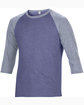 Anvil Adult Triblend 3/4-Sleeve Raglan T-Shirt  OFQrt