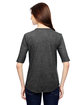 Anvil Ladies' Triblend Deep Scoop 1/2-Sleeve T-Shirt  ModelBack