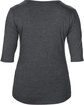 Anvil Ladies' Triblend Deep Scoop 1/2-Sleeve T-Shirt  OFBack