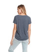 Next Level Apparel Ladies' Triblend Dolman T-Shirt indigo ModelBack