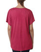 Next Level Apparel Ladies' Triblend Dolman T-Shirt vintage sh pink ModelBack
