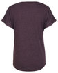 Next Level Apparel Ladies' Triblend Dolman T-Shirt vintage purple FlatBack
