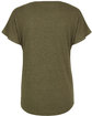 Next Level Apparel Ladies' Triblend Dolman T-Shirt military green OFBack