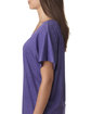 Next Level Apparel Ladies' Triblend Dolman T-Shirt purple rush ModelSide