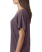 Next Level Apparel Ladies' Triblend Dolman T-Shirt vintage purple ModelSide